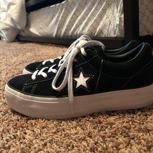 Converse Platform Black One Star